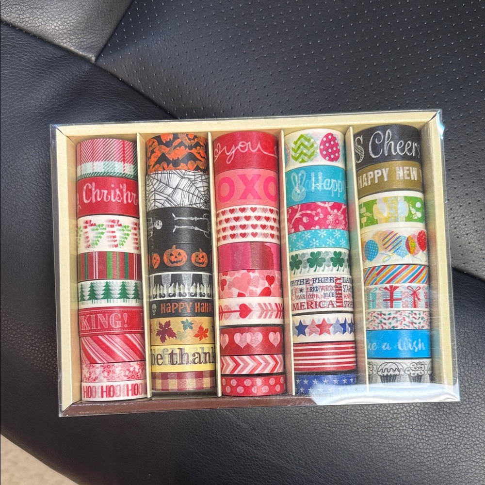 Assorted Decorative Washi Tape Set - Holiday and Coordinated colors
